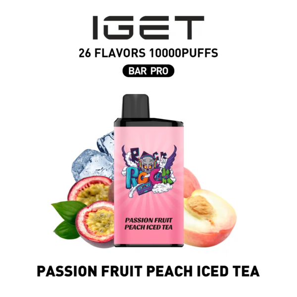 Passion Fruit Peach Ice Tea